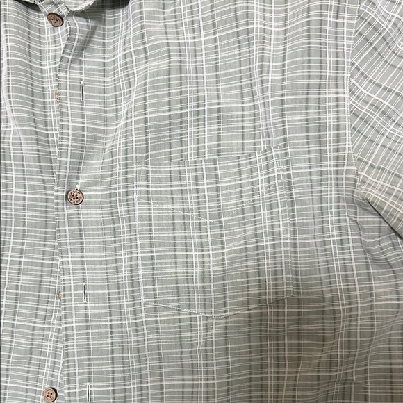 Batik Bay Men's Green Plaid Short Sleeve Shirt - Picture 4 of 6